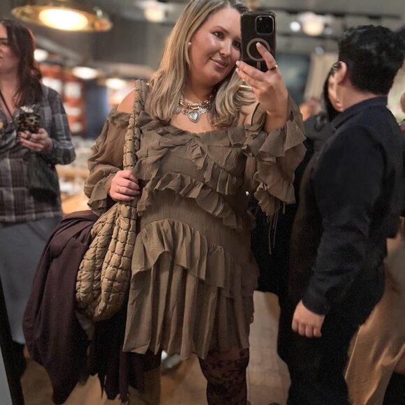 Asos Ruffle Dress - Picture 1 of 2